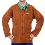 44-7300 Lava Brown™ split cowleather welding jacket